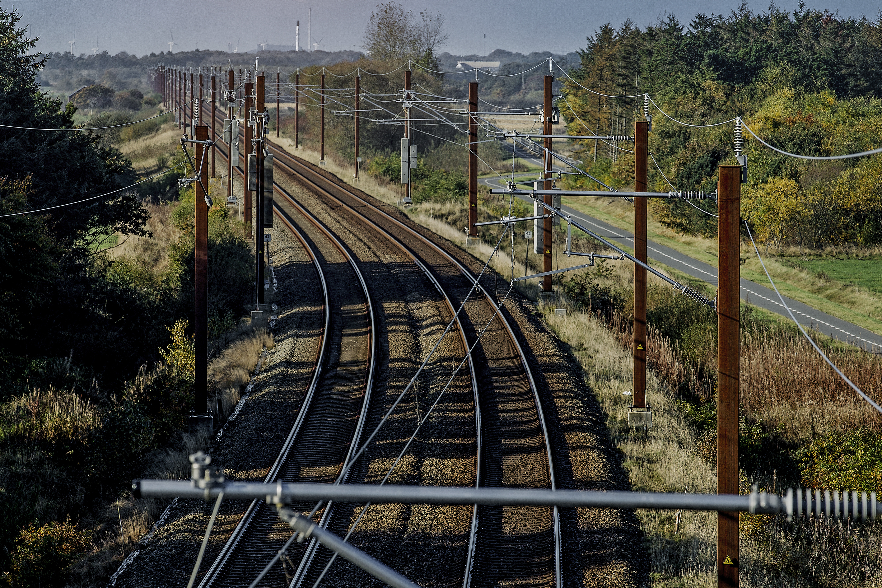 Traction current system 