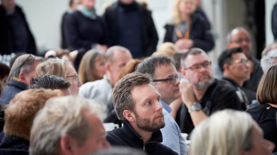 People attending a course